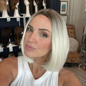 Light Blonde Short Bob Wig - Women Hair